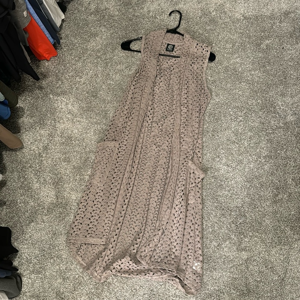 Bobeau Short Sleeve Cardigan